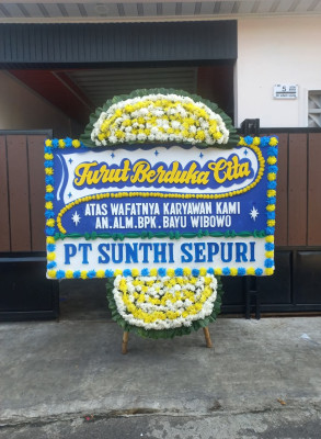 Papan Bunga Duka di Loksado